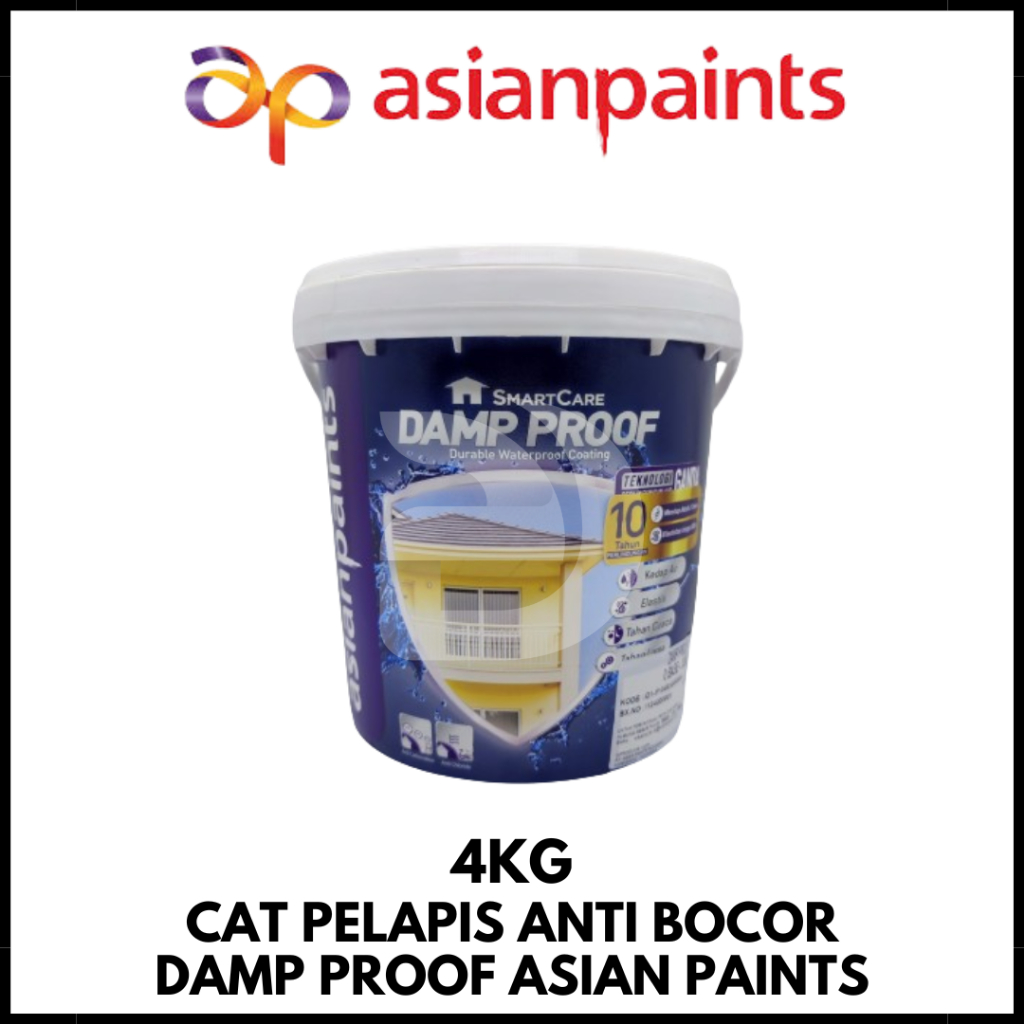 Cat Pelapis Anti Bocor Damp Proof Asian Paints Galon 4Kg