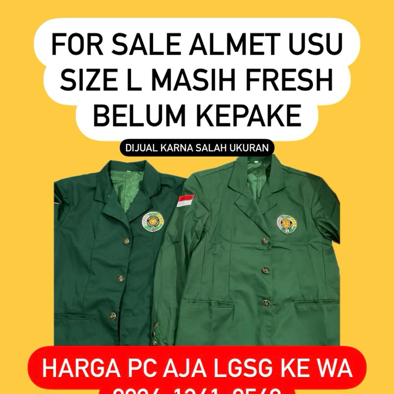 Almet USU Fresh dari pkkmb belum dipake Size L fit to M