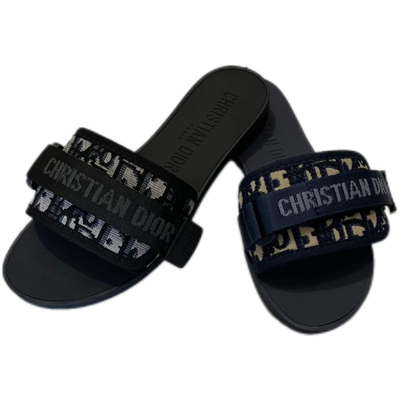 Sandal flat-wanita,sandal import,sandal Slip-on,original-sendal,sandal Christian dior