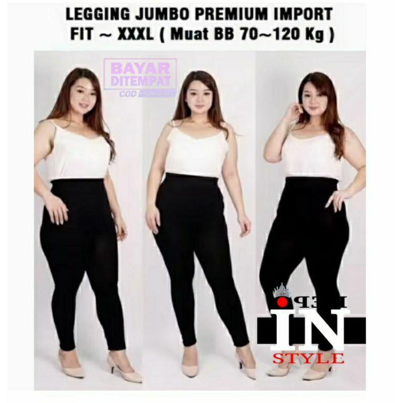 LEGGING JUMBO TEBAL IMPORT PREMIUM | CELANA LEGING JUMBO TEBAL | LEGING BIG SIZE BB 70KG - 120KG