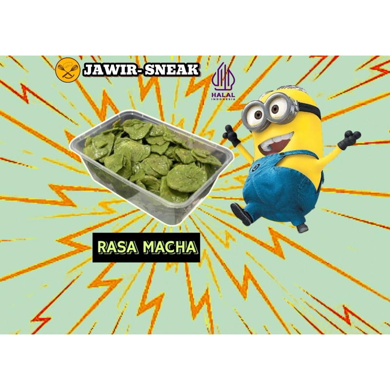 

KRIPIK PISANG RASA MACHA/ PREMIUM 650gr