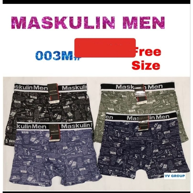 CD BOXER CELANA DALAM COWOK IMPORT KATUN SPANDEX MELAR ELASTIS ADEM LEMBUT HALUS PRIA LAKI-LAKI MURA