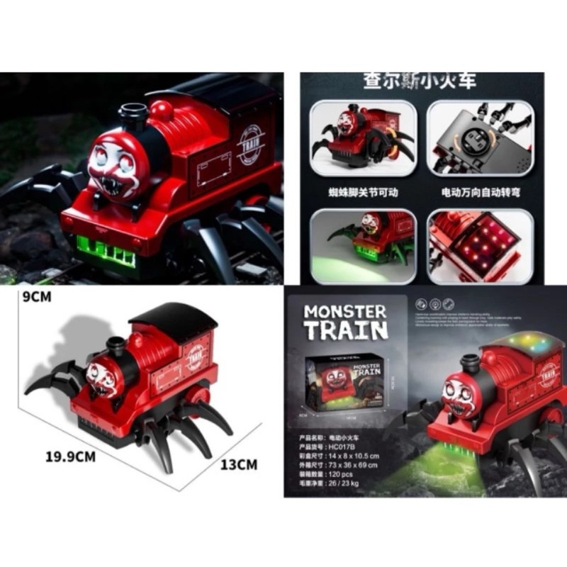 PROMO FAMILY TOYS ONLINE SHOP (COD )MONSTER mainan kereta Choo Choo Charles bisa jalan dan suara lam