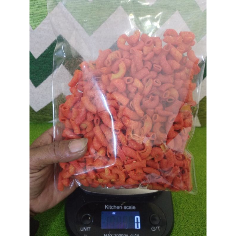 

makaroni bantet selera pedas\Kemasan Pouch 200gr