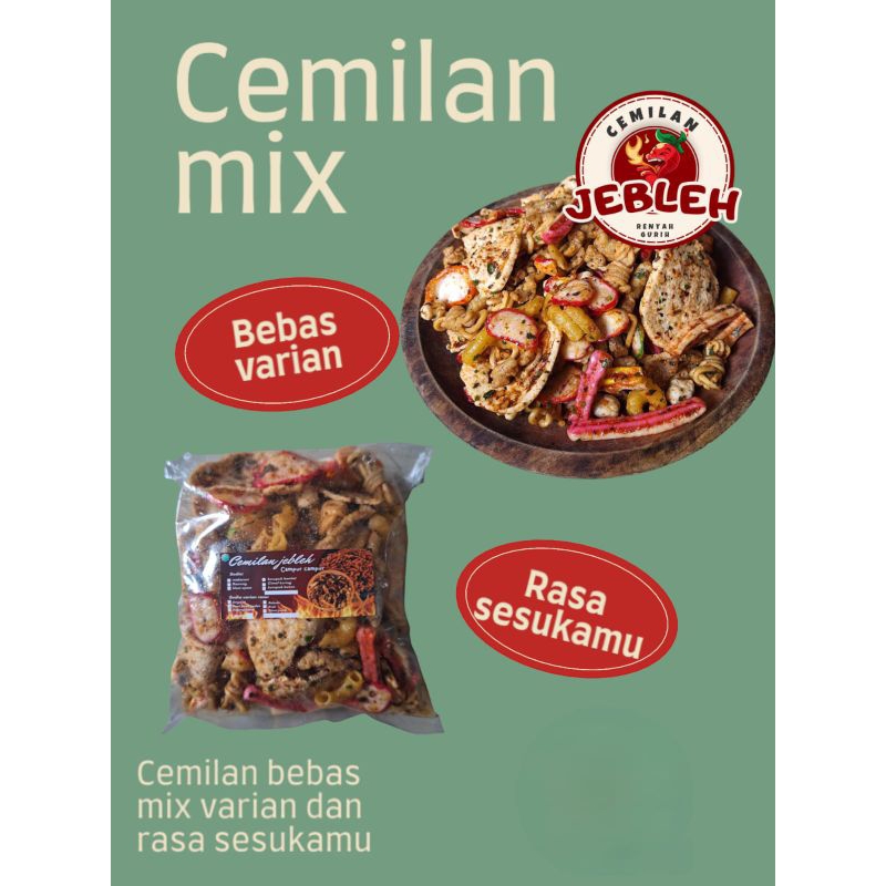 

Basreng Pedas Cemilan Campur Campur 250 gram Mix Rasa