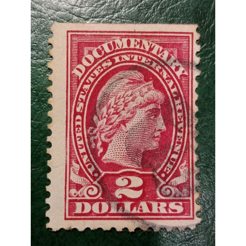 

Prangko USA 2 Dollars Documentary Tahun 1917-1933 USED