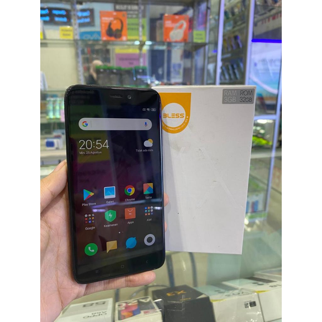 XIAOMI REDMI 4X 3/32GB SECOND SEKEN BEKAS RAM 3 INTERNAL 32