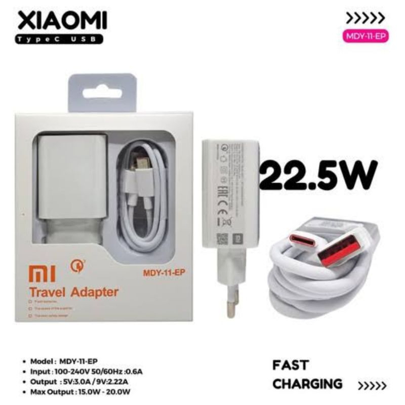 CHARGER TYPE-C XIAOMI MDY-11-EP 22.5W
