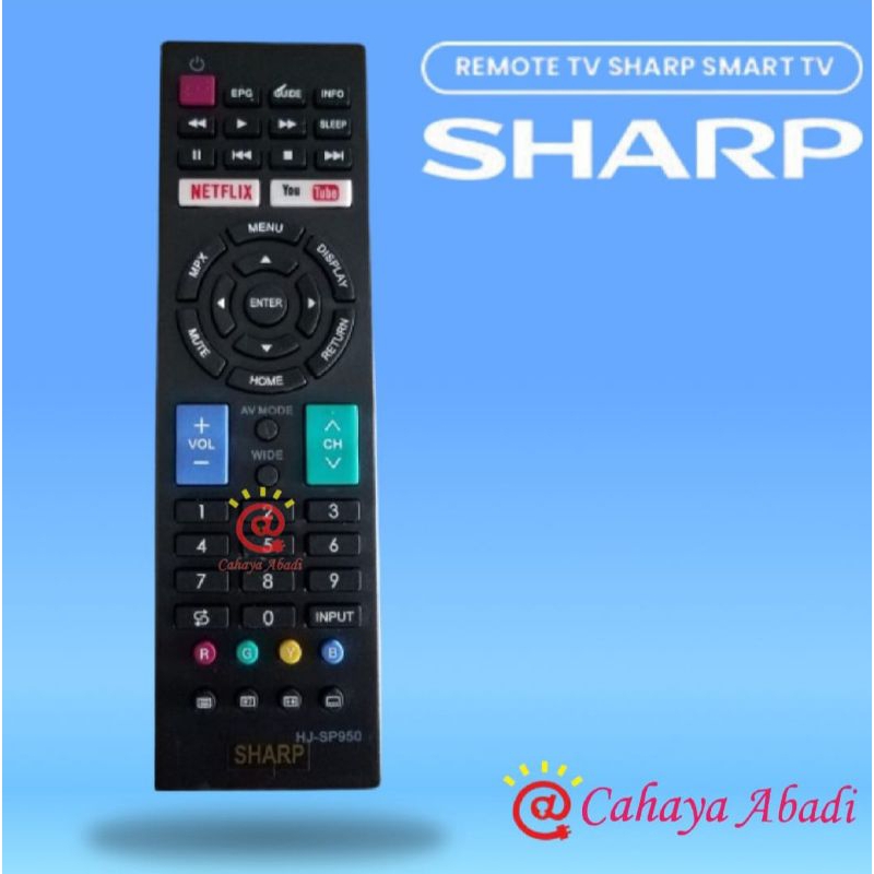 Remote Smart TV SHARP / Remote Remot Android Smart TV SHARP