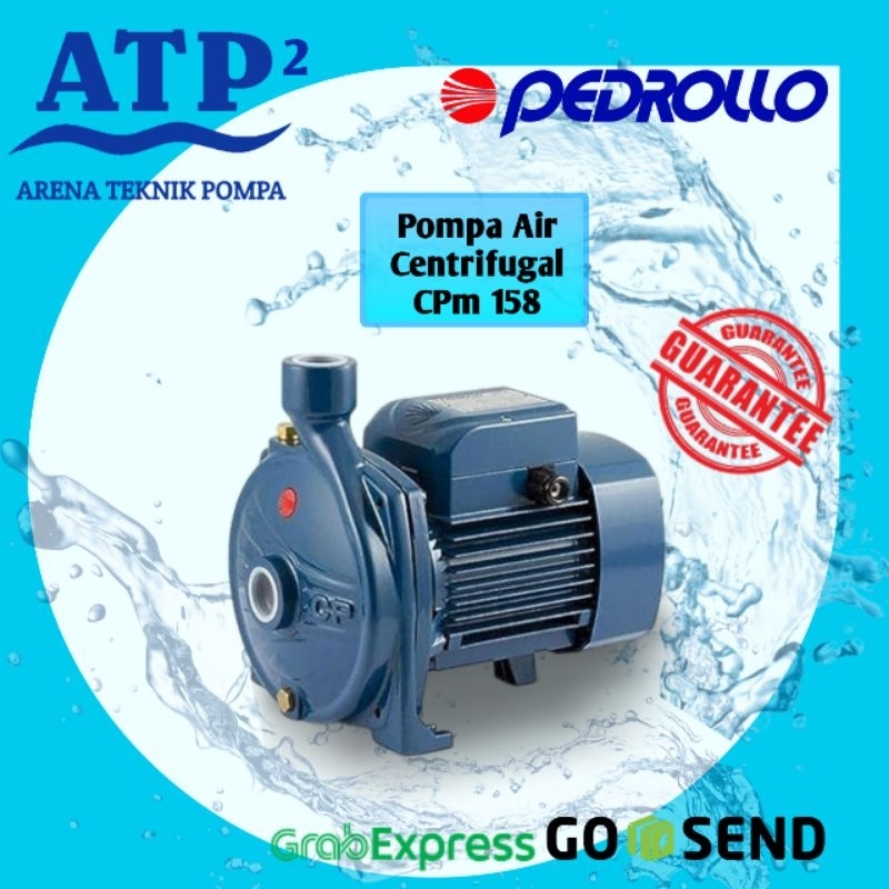Pedrollo CPm 158 Pompa Centrifugal Pompa Transfer Pompa Air