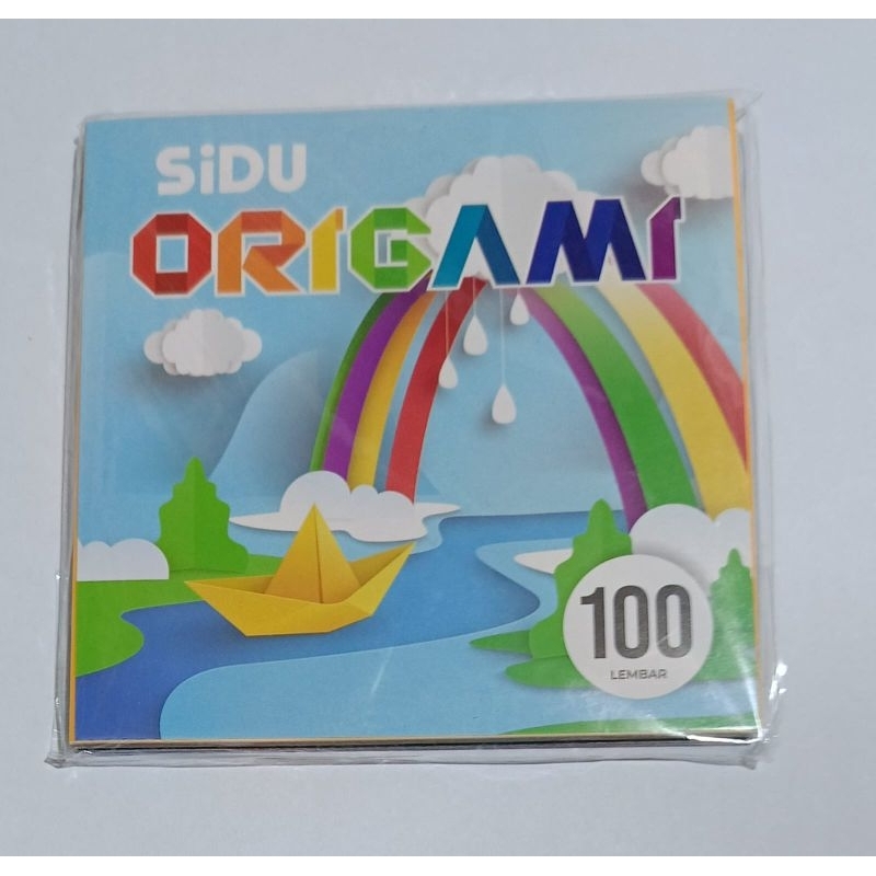 

SIDU KERTAS ORIGAMI BESAR (12 × 12 cm) 1 Pack isi 100 Lembar