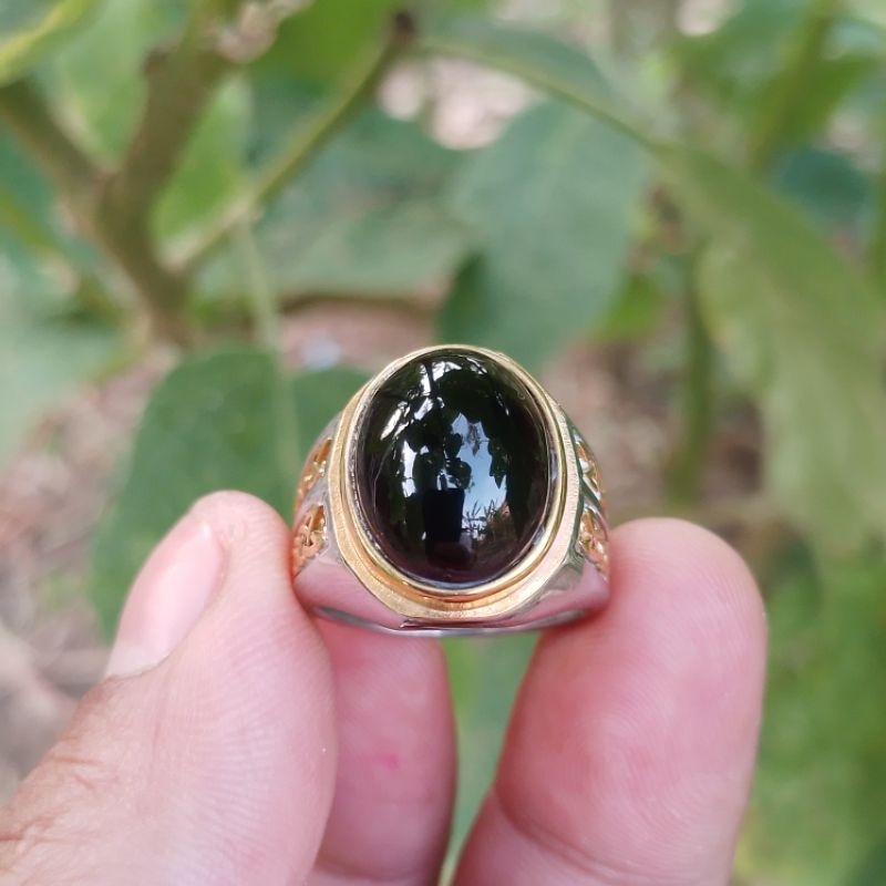 Natural cin-cin akik kecubung wulung original