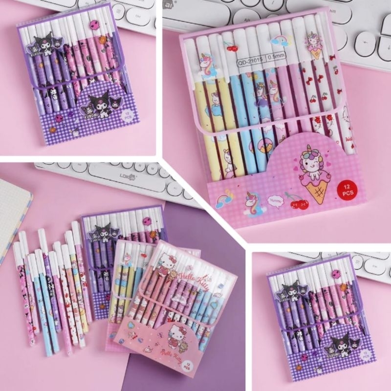 

PULPEN KARAKTER AJAIB PREMIUM I BISA DIHAPUS TINTANYA I HELLO KITTY KUROMI