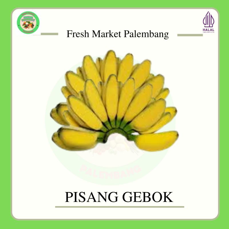 

Pisang gepok satu sisir -Fresh Market Palembang-