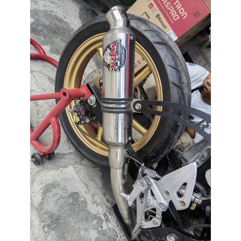 Silincer wrx trioval + header proliner tittanium Original gsx R150