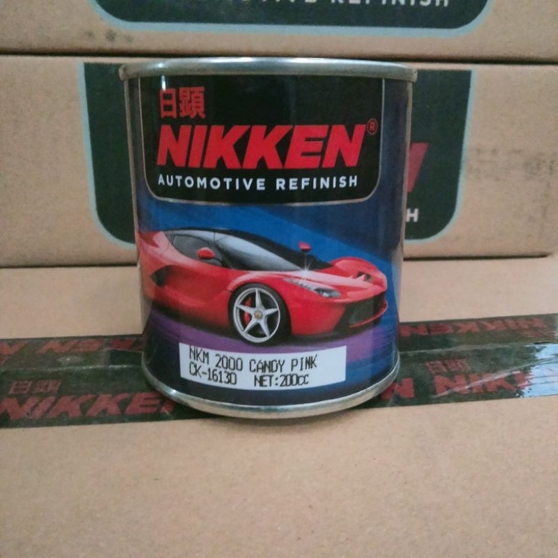 CAT NIKKEN NKM 2000, CANDY PINK NETTO : 200CC, CAT DUCO MOBIL+MOTOR.(NC) metalic
