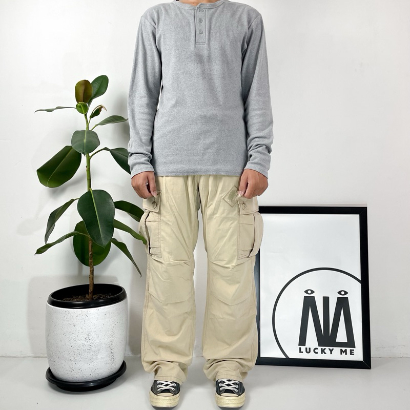 CELANA CARGO PANJANG PRIA Q7 POLHAM CARGO PANTS STRAIGHT FIT