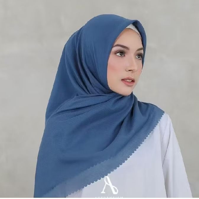 kerudung segiempat VOAL polos BUNGATTA original