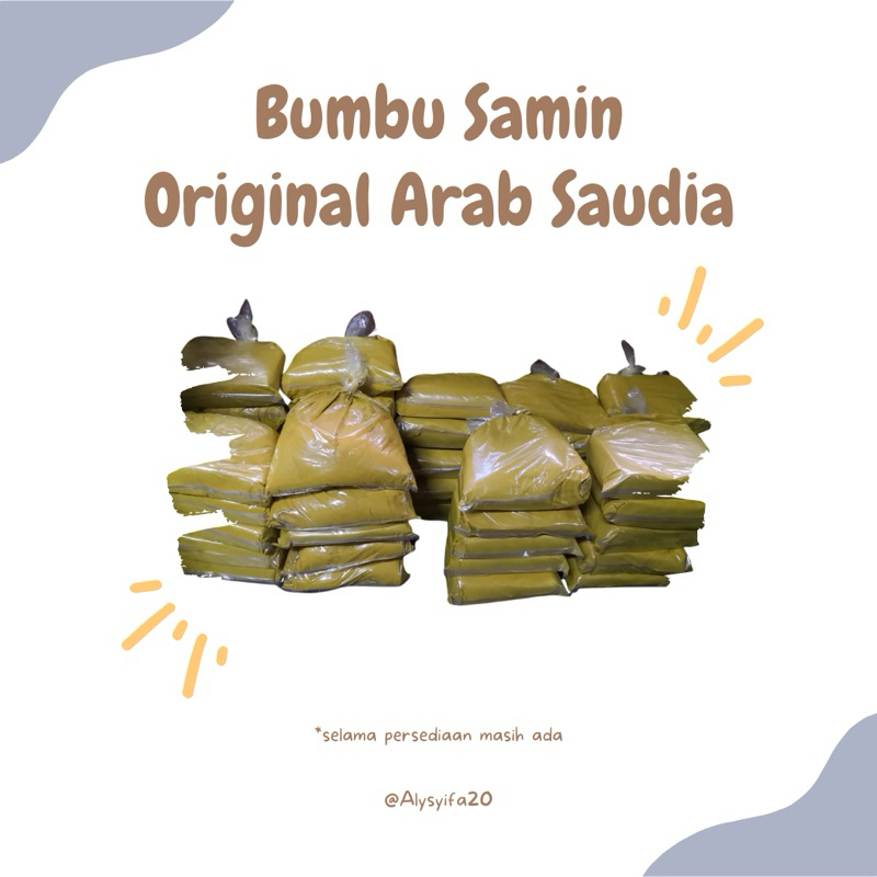 

Bumbu Samin Original Arab Saudia