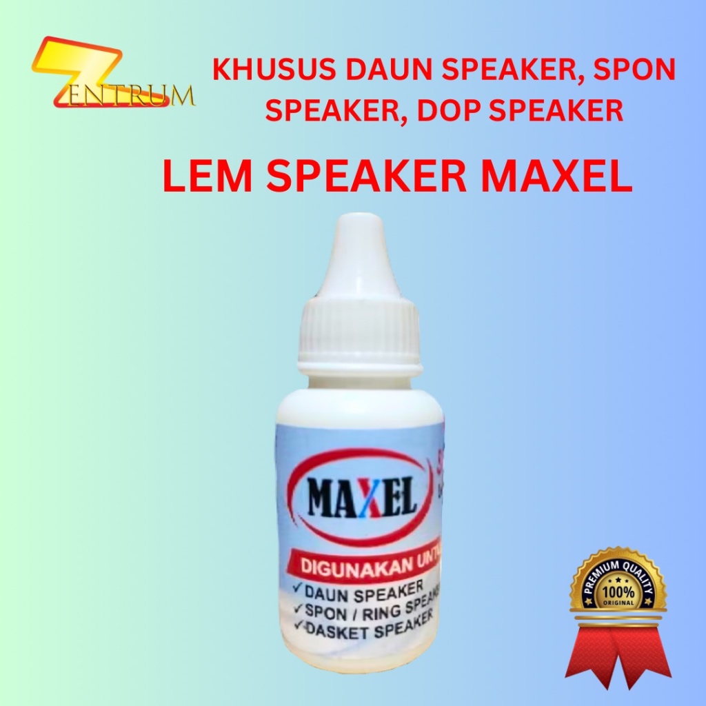 Lem speaker maxel khusus daun speaker, spon speaker, dop speaker