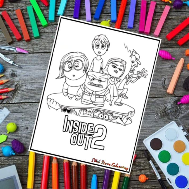 

Kertas Gambar Mewarnai Anak Tema Inside out V3 (10 Lembar) - Kertas Tebal / Kertas Mewarnai Anak PAUD / TK / SD