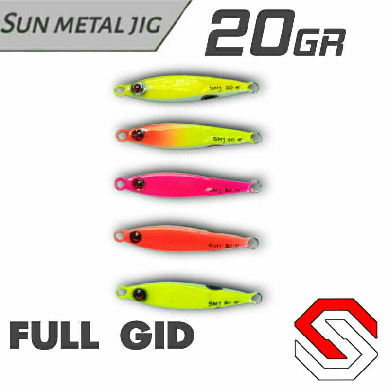 mikro jig 20 gram/metal jig 20 gram/20gr/20g/metal jig full gid/ metal jig angel killer/umpan castin