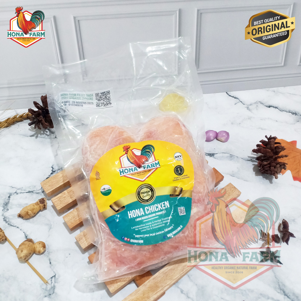 

Hona Farm Dada Boneless Ayam Organik Probiotik (500gr)