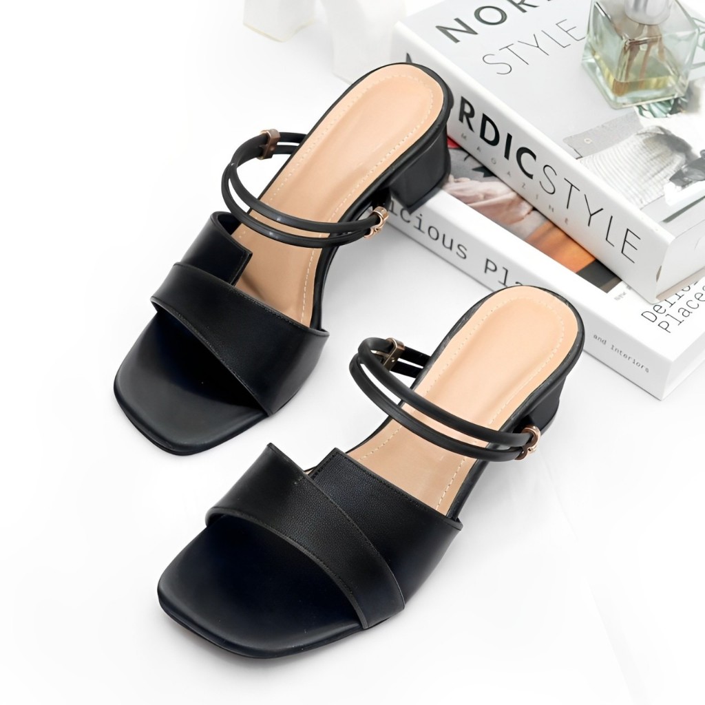 Sandal High Heels Wanita Casual & Formal Hak Tahu Tinggi 5cm - High Heels Terbaru