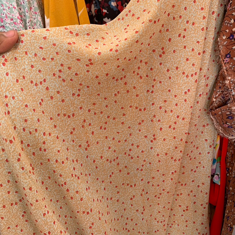 kain bahan motif - kain ceruty motif bunga kecil - kain ceruty korea - kain ceruty babydoll motif