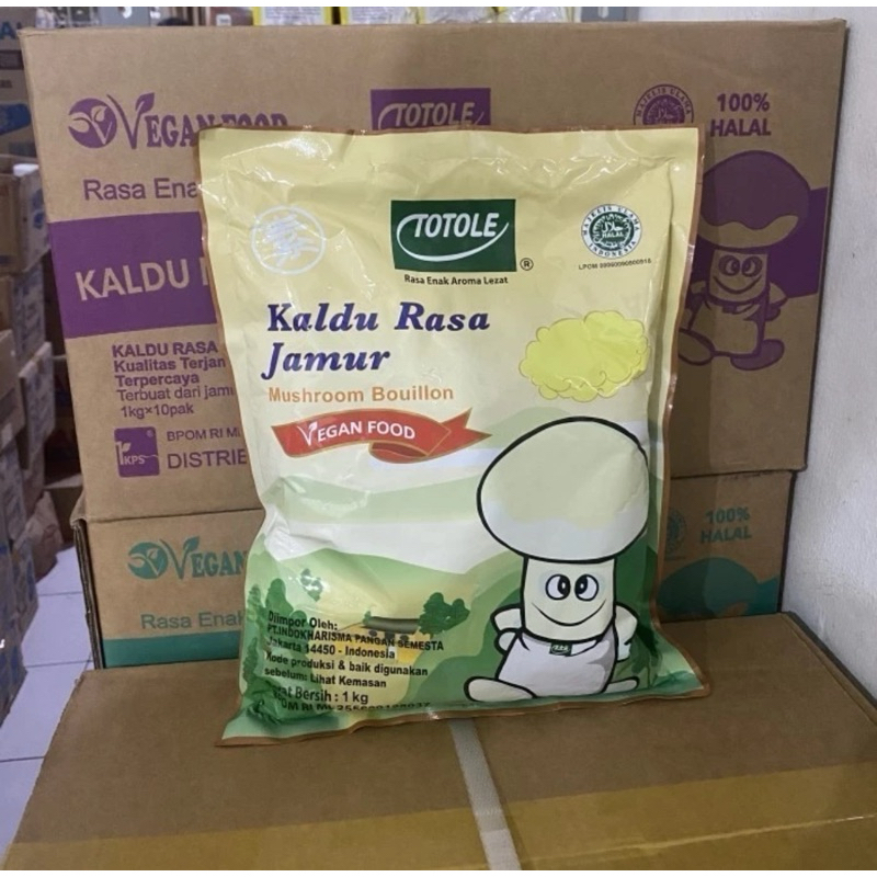 

Totole Kaldu Jamur Vegetarian isi 1 kg x 10 pcs / DUSAN