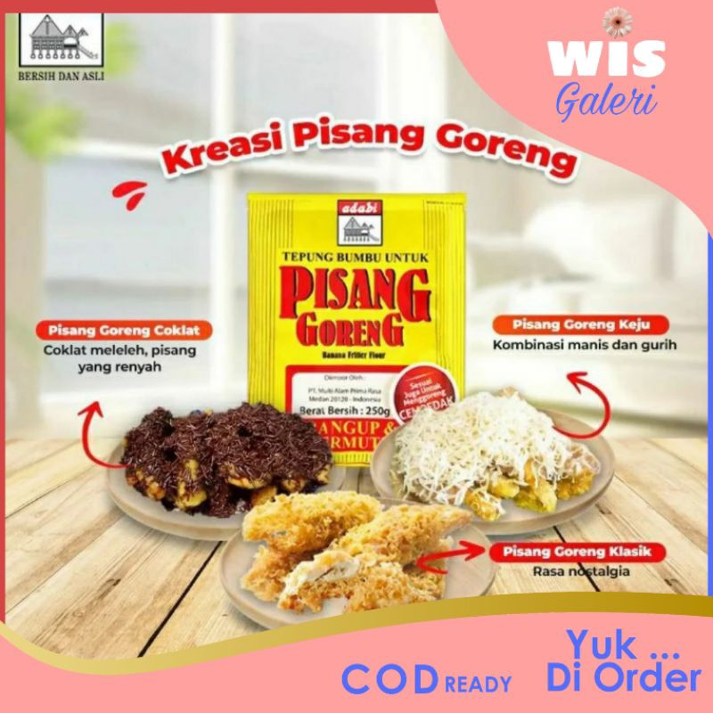 

Tepung Goreng Pisang Adabi 250gr