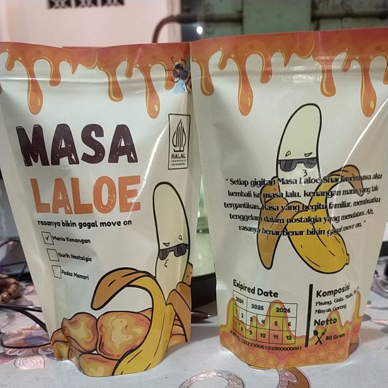 

banana chips masa laloe Snack pisang gurih manis