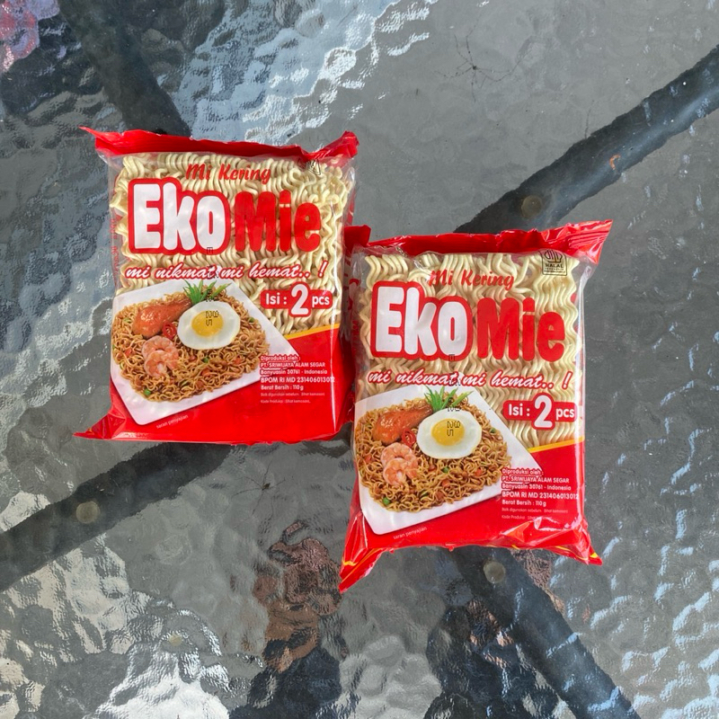 

Ekomie mie kering kemasan 120 gram isi 2 pcs Murah & Berkualitas