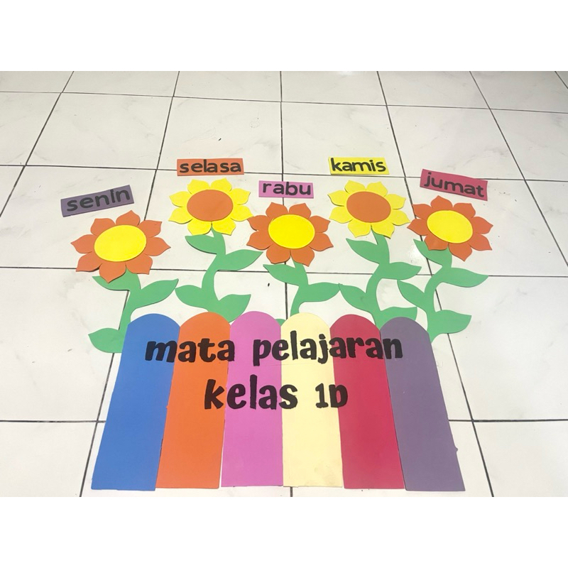 hiasan kelas jadwal pelajaran, jadwal piket