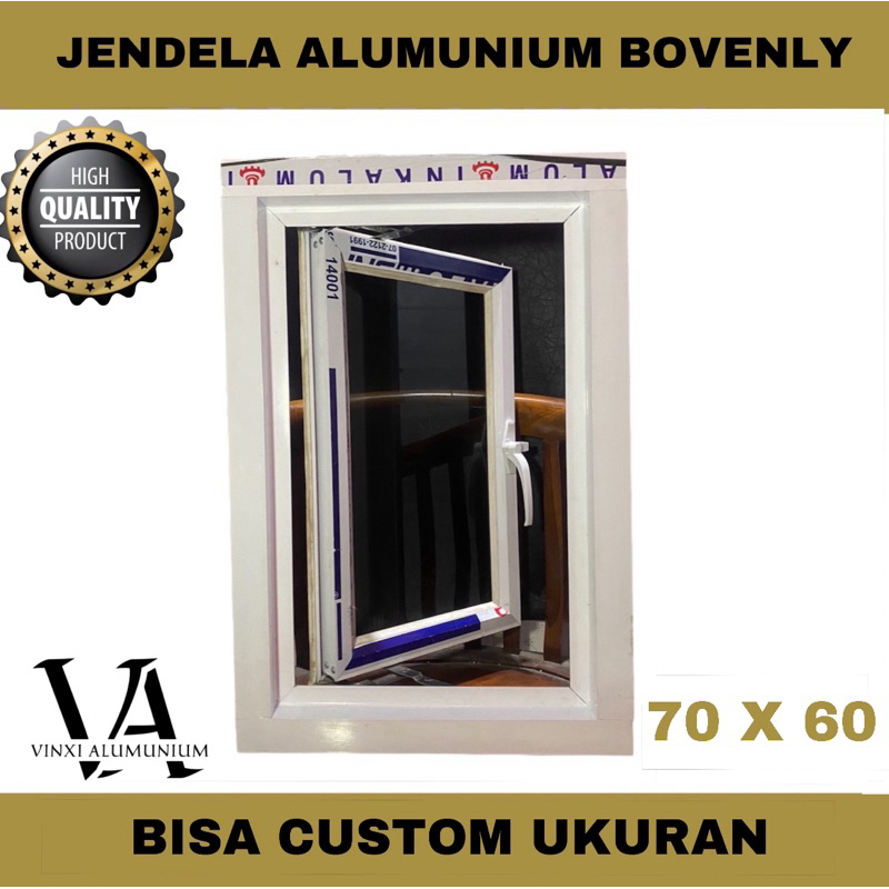 Jendela Alumunium Bovenly 70X60