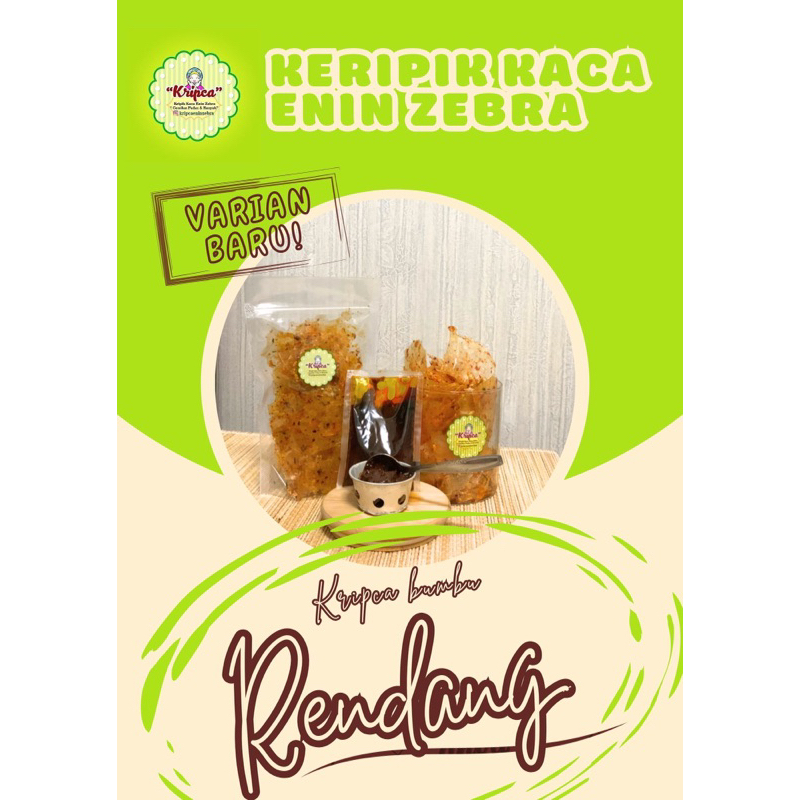

Kripca by Enin Zebra rasa Bumbu Rendang 60gram
