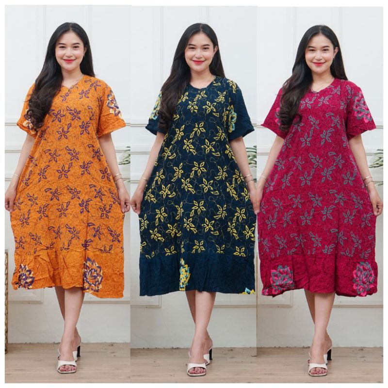 Daster Rayon Cap LD110 Terbaru BUSUI Tali Samping baju tidur |daster kekinian wanita | daster rayon