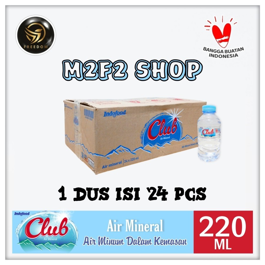 

Air Mineral Club Baby Mini Botol Plastik Pet - 220 ml (Kemasan karton)