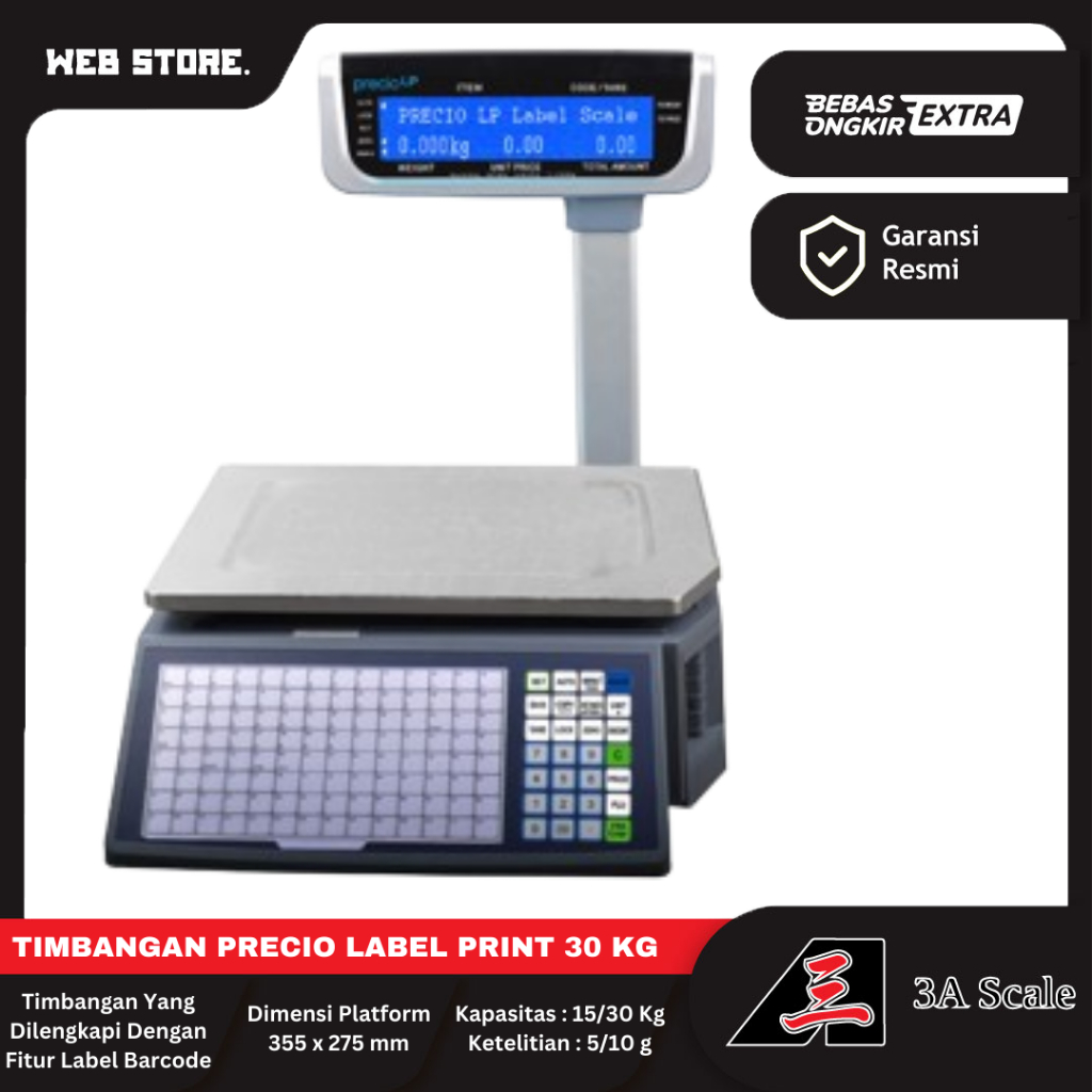 

Label Sticker 500 pcs Retail Supermarket Digital Harga Print Precio LP