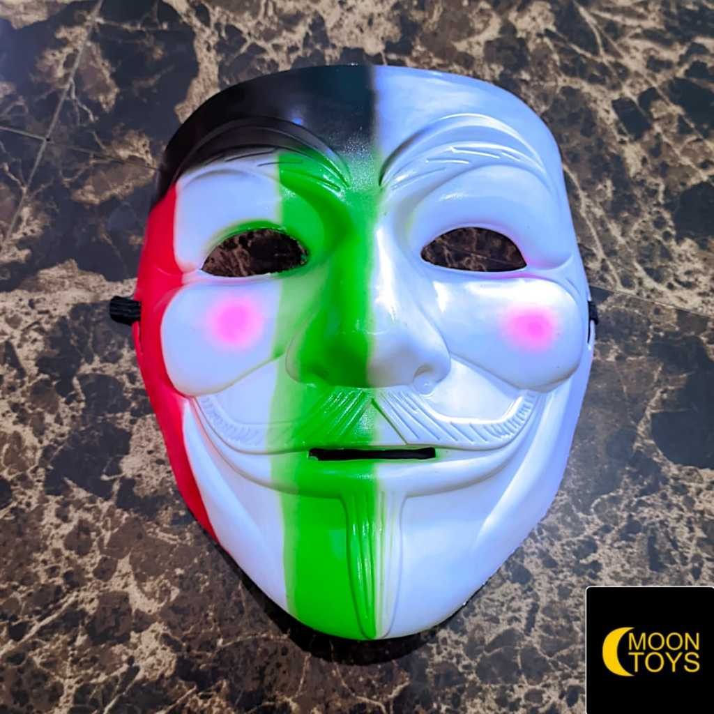 MAINAN ANAK MODEL TOPENG ANONYMOUS TOPENG HACKER VENDETTA CUSTOM PALESTINA