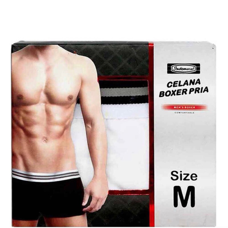 Celana boxer pria Indomaret