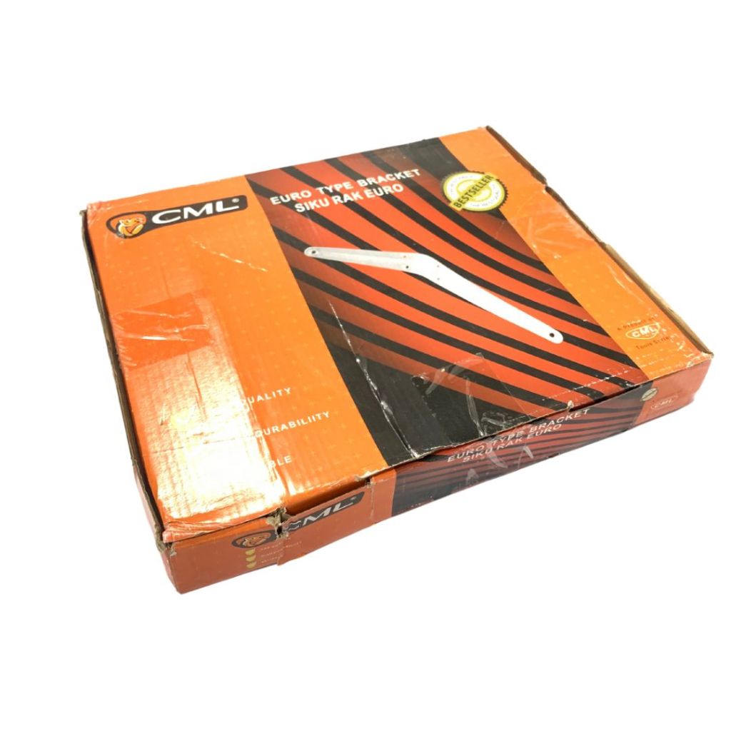 Siku rak L Dinding 12" × 14" Camel / Siku rak Putih Harga Per Pcs