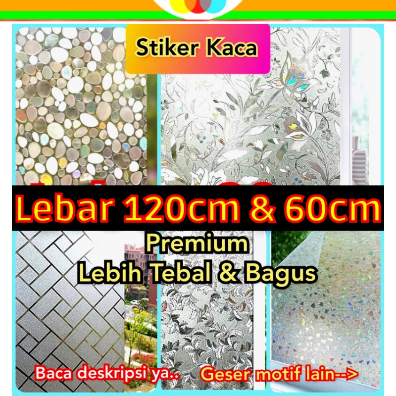 STICKER STIKER KACA HOLOGRAM SUNBLAS SUNBLAST KACA WALL SETIKER WALLPAPER PINTU JENDELA KACA BUAT KA