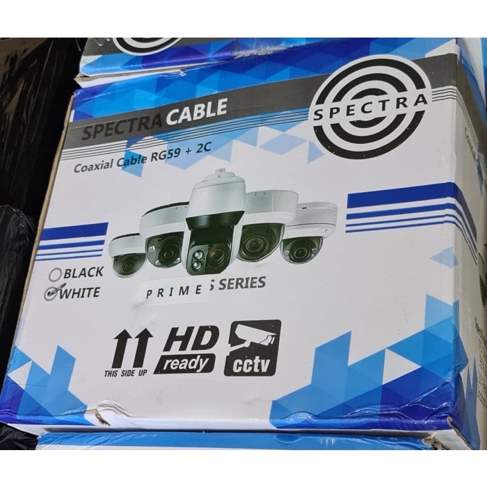 KABEL RG59 SPECTRA | CABLE RG59+P SPECTRA WHITE METERAN