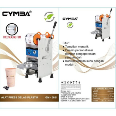 CYMBA GM-0022 CUP SEALER MESIN PRESS MINUMAN