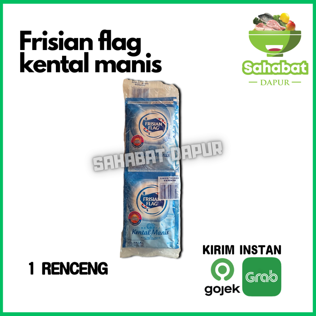 

Frisian Flag Kental Manis 6pcs / Susu bendera Sachet - Sahabatdapur