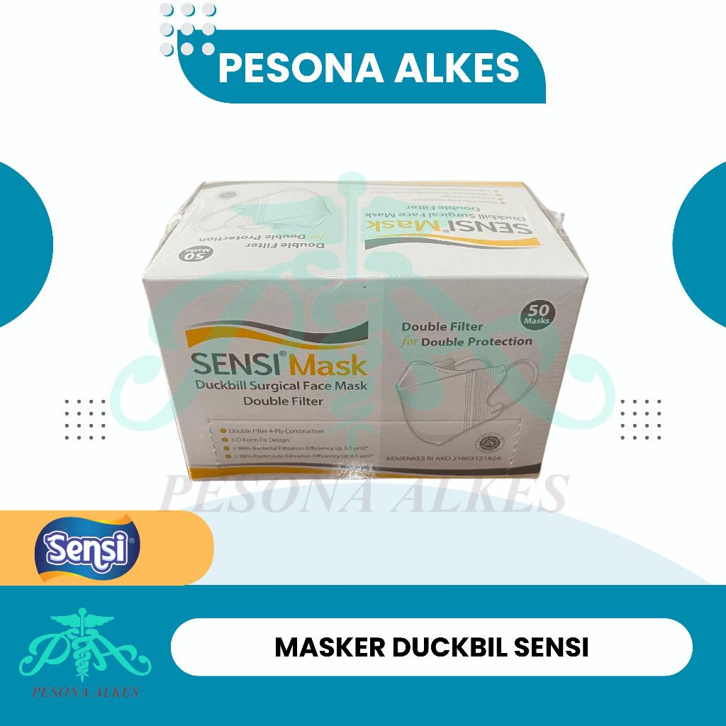 SENSI Masker Duckbill 50pcs / SENSI DUCKBILL FACE MASK 50 PCS