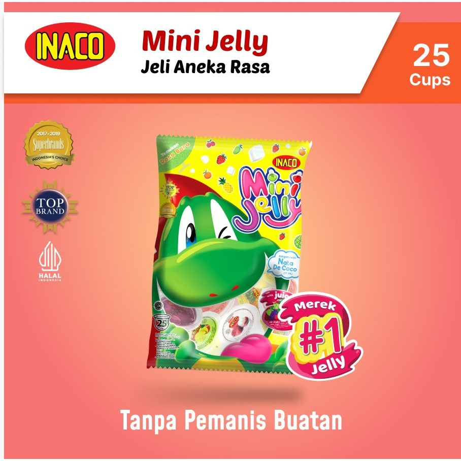 

INACO Mini Jelly With Nata De Coco 25pcs - Halal