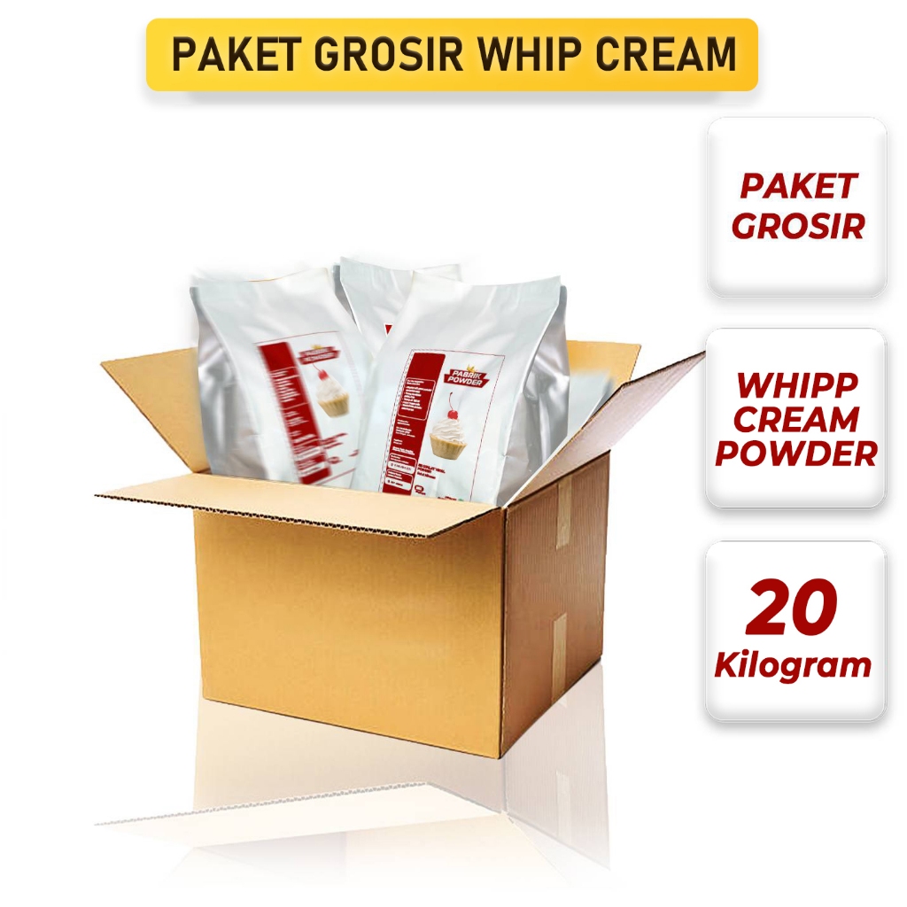 

Paket Grosir Whip Cream Powder Premix 20 Kg