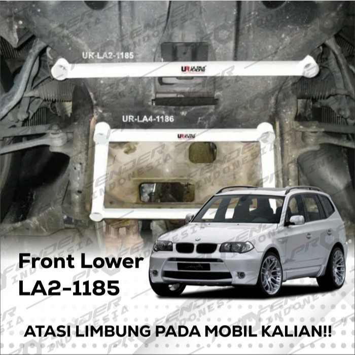 ULTRA RACING - Front lower (2points) - LA2-1185 - BMW X3 E83 03+ - Original Malaysia Asli Berkualita